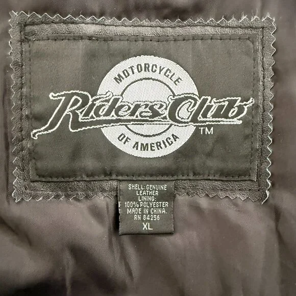 Vintage Harley-Davidson Riders Club Genuine Leather Jacket | XL - Picture 9 of 12